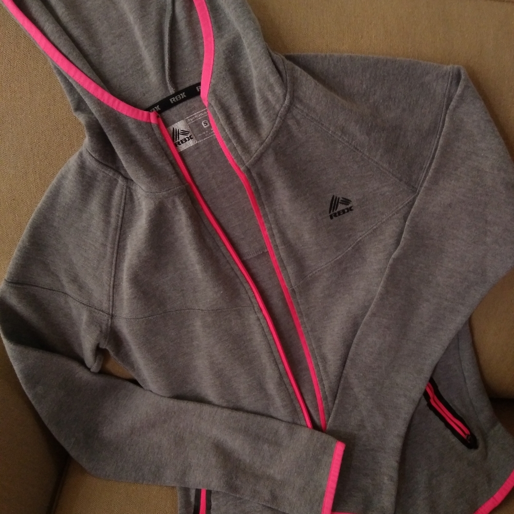 RBX Women's Activewear Jacket with Hood, Zip Pockets